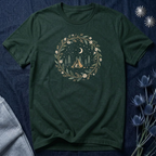 Moonlit Forest Camping Graphic T-Shirt