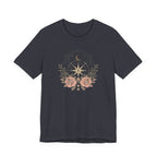 Celestial Compass Floral Graphic T-Shirt
