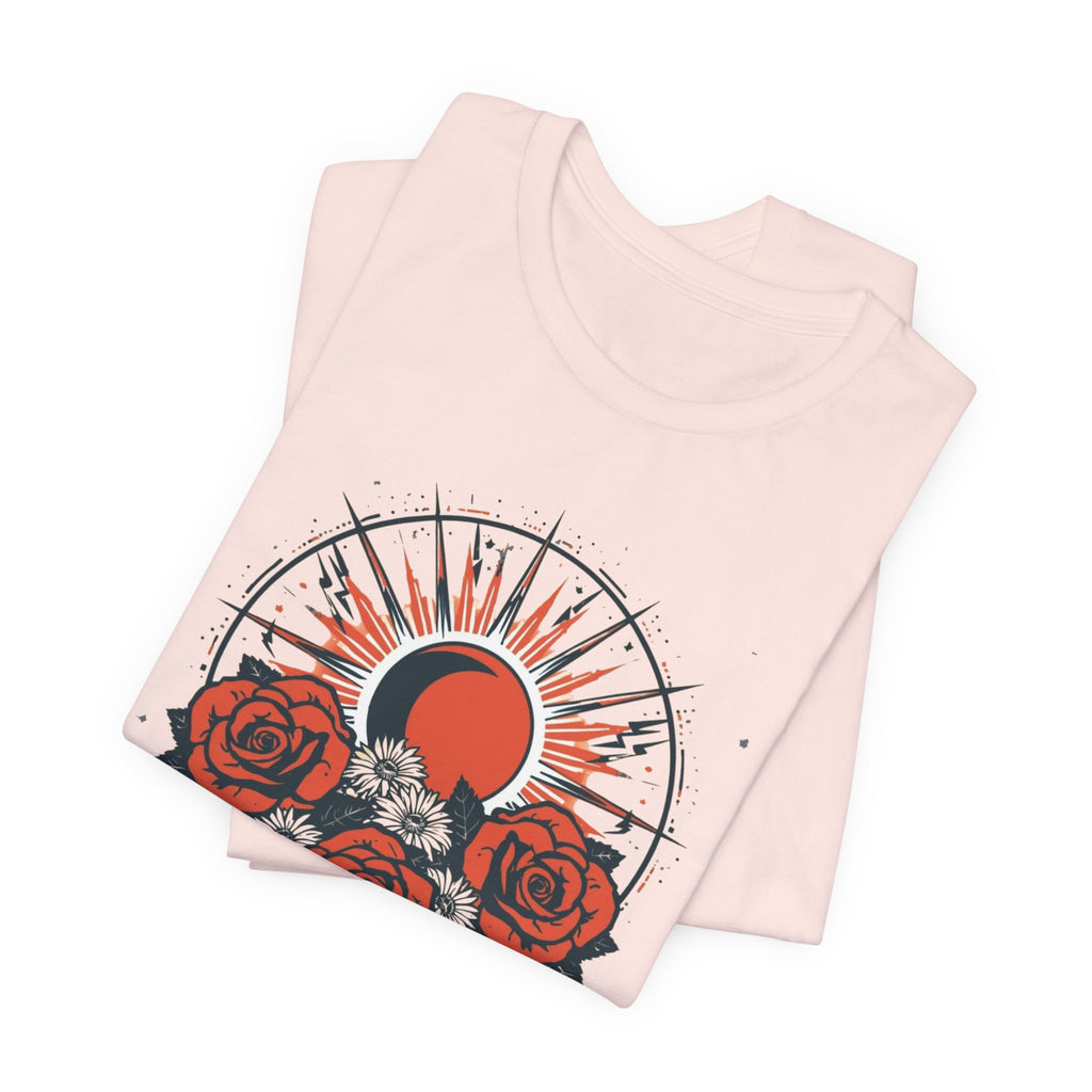Eclipse Rose Celestial Graphic T-Shirt