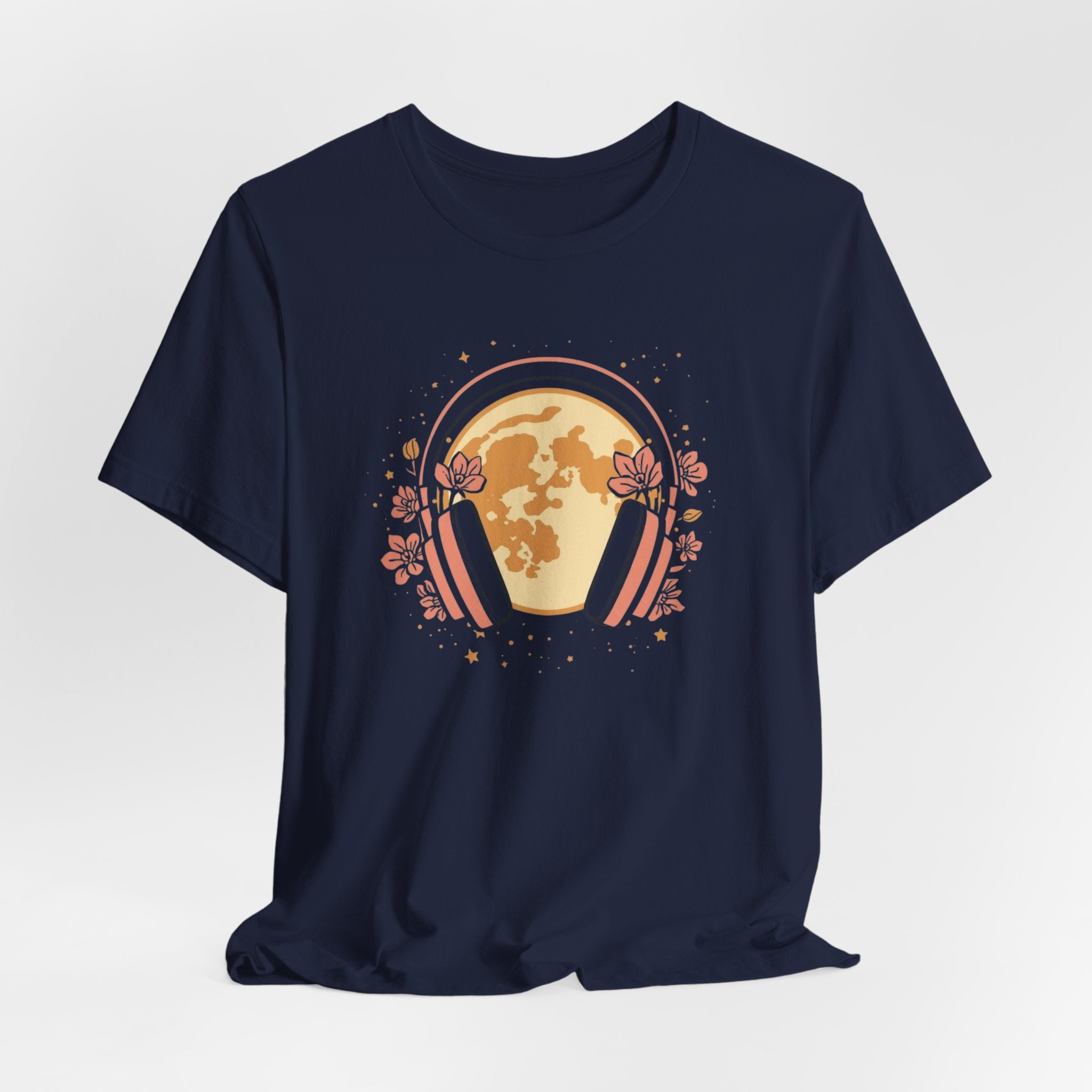 Cosmic Headphones & Full Moon T-Shirt