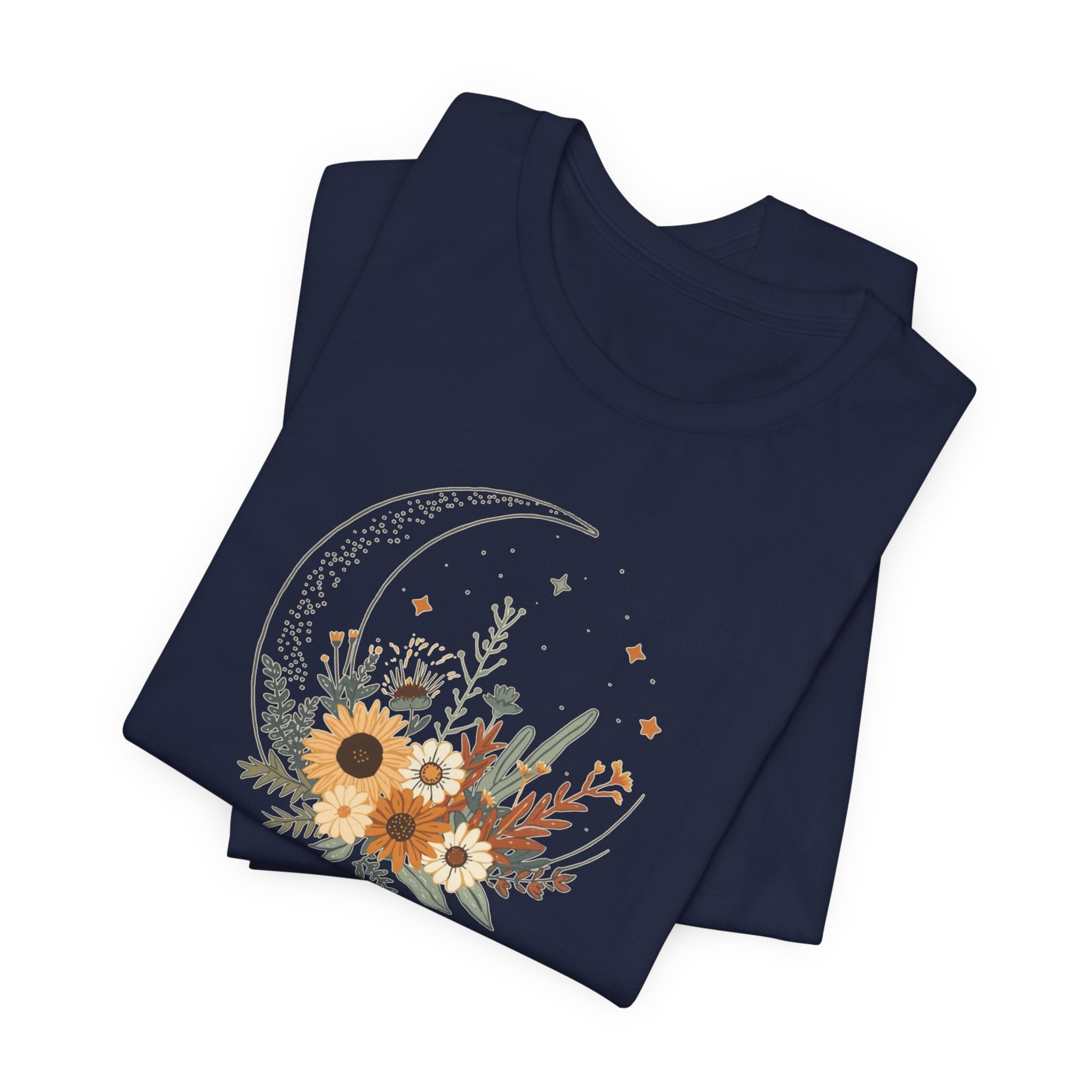 Celestial Sunflower Floral T-Shirt