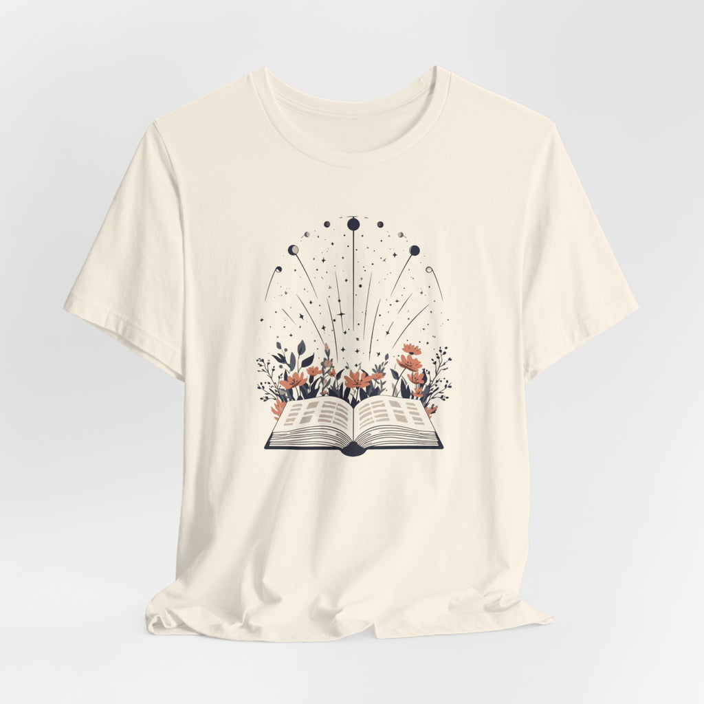 Celestial Book Lover Graphic T-Shirt