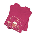 Celestial Rosé & Blush Florals Graphic T-Shirt