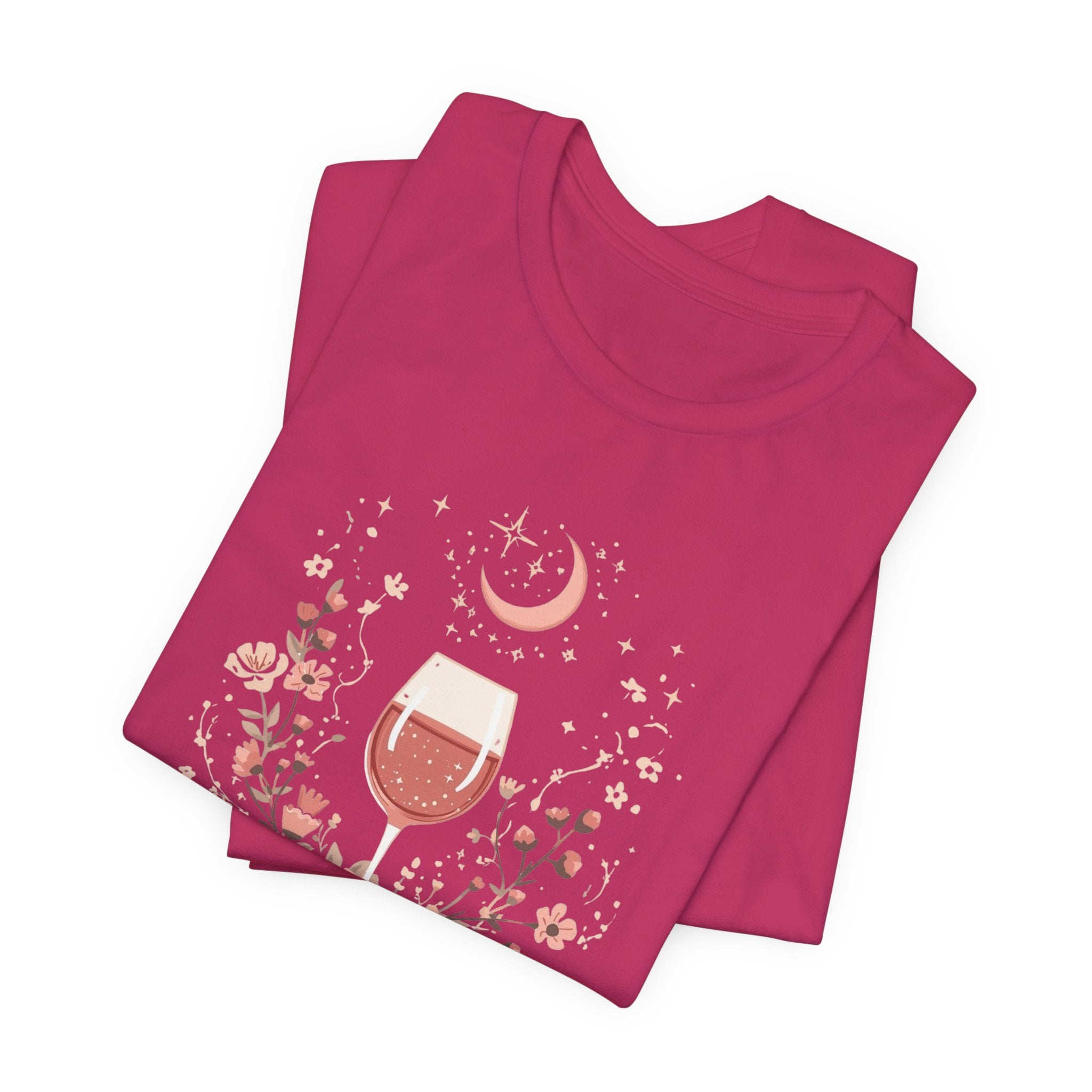 Celestial Rosé & Blush Florals Graphic T-Shirt