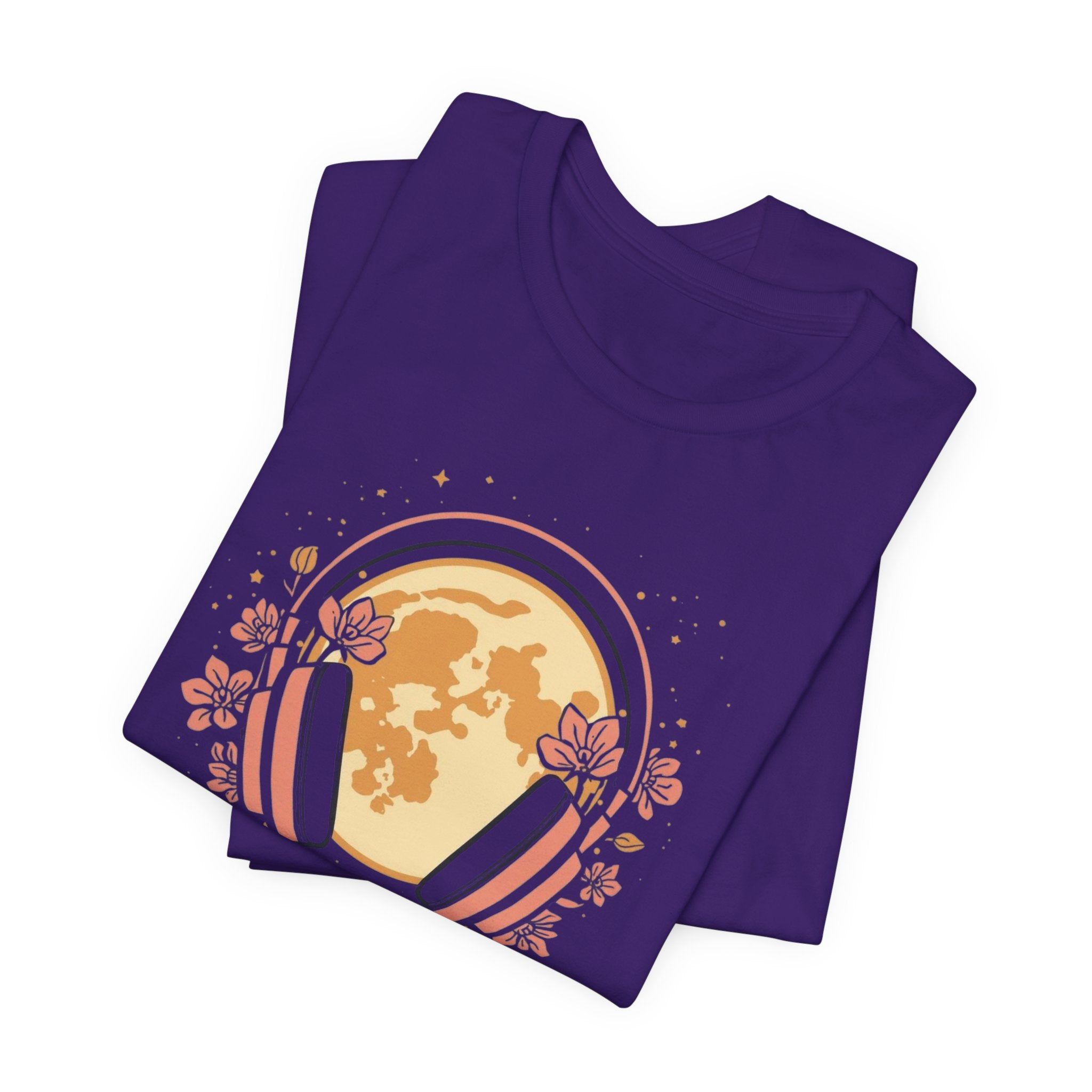 Cosmic Headphones & Full Moon T-Shirt