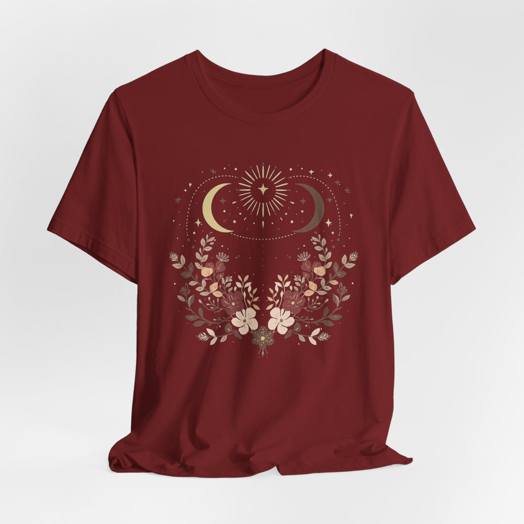 Celestial Blossom Graphic T-Shirt