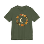 Retro Celestial Floral Wreath T-Shirt
