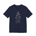 Moonlit Wildflower Night Graphic T-Shirt