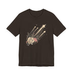 Shooting Stars & Roses Celestial Graphic T-Shirt