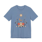 Celestial Orbit Floral Graphic T-Shirt