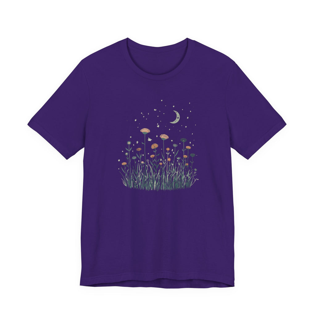 Moonlit Wildflower Meadow T-Shirt