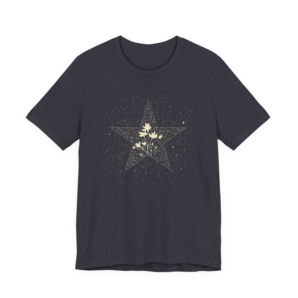 Celestial Floral Starburst Graphic T-Shirt