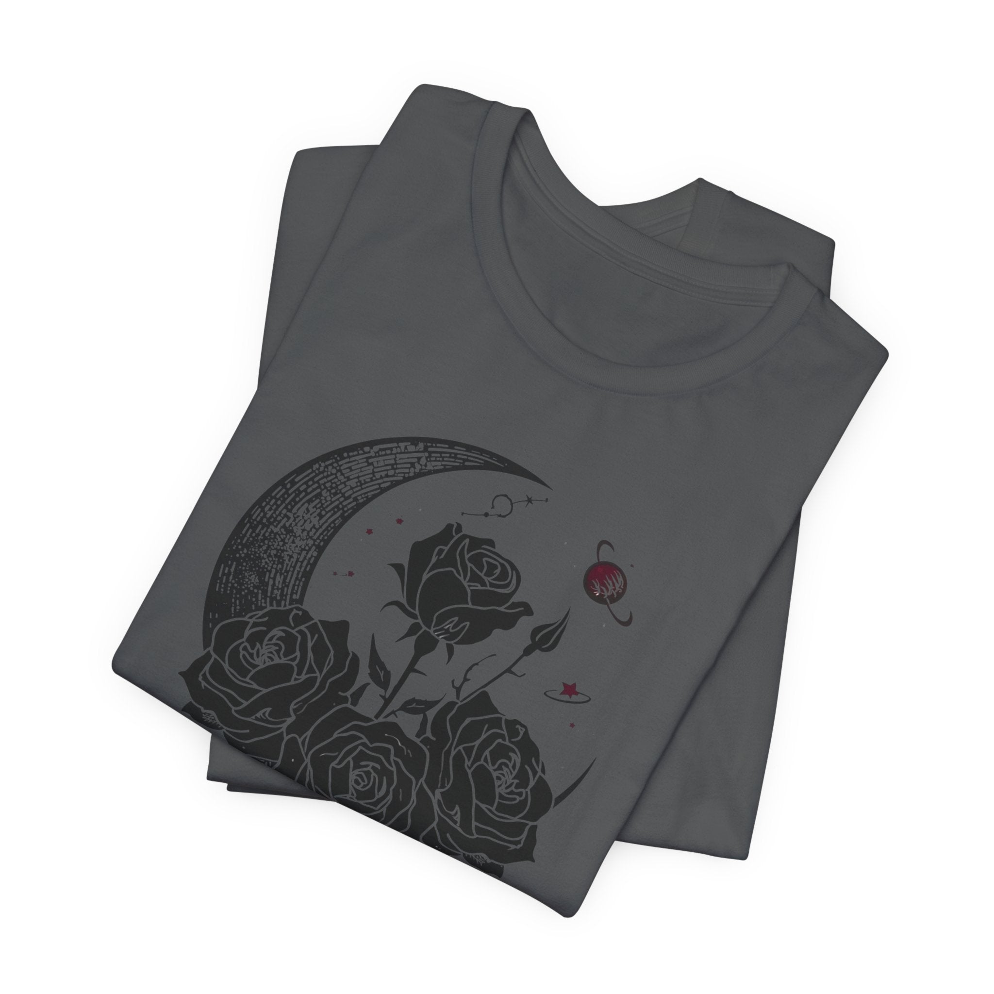 Crescent Moon and Roses T-Shirt