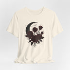 Gothic Moon and Roses T-Shirt
