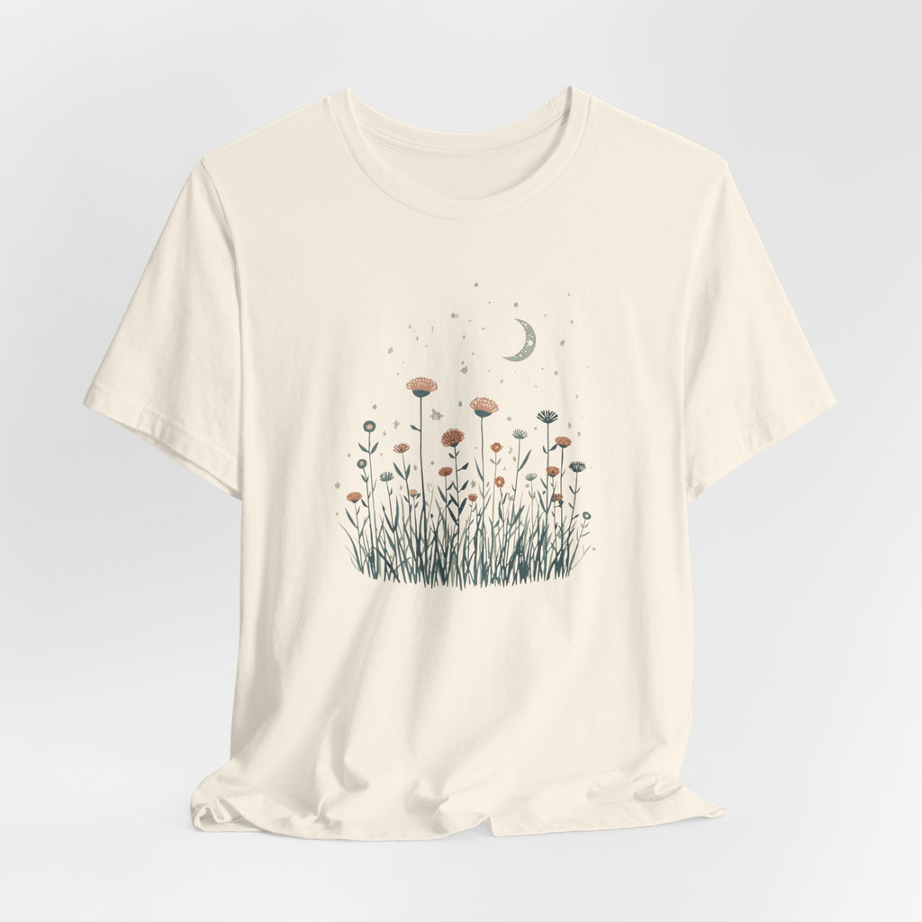 Moonlit Wildflower Meadow T-Shirt