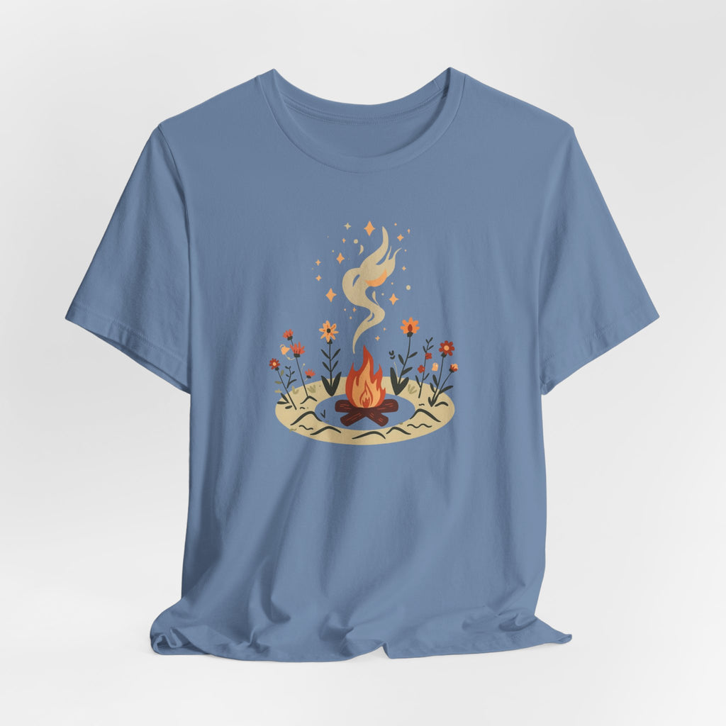 Campfire Under the Stars Graphic T-Shirt