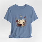 Celestial Rose Book Lover Graphic T-Shirt