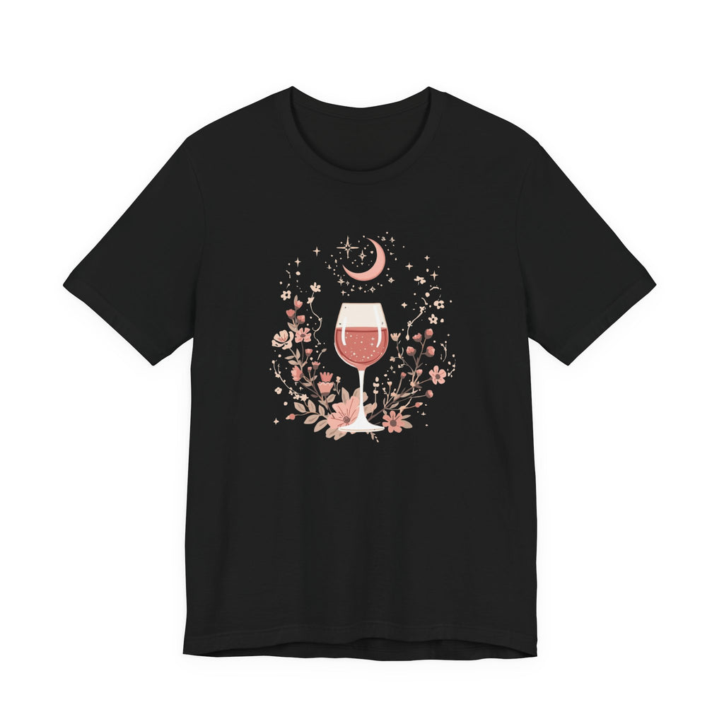 Celestial Rosé & Blush Florals Graphic T-Shirt
