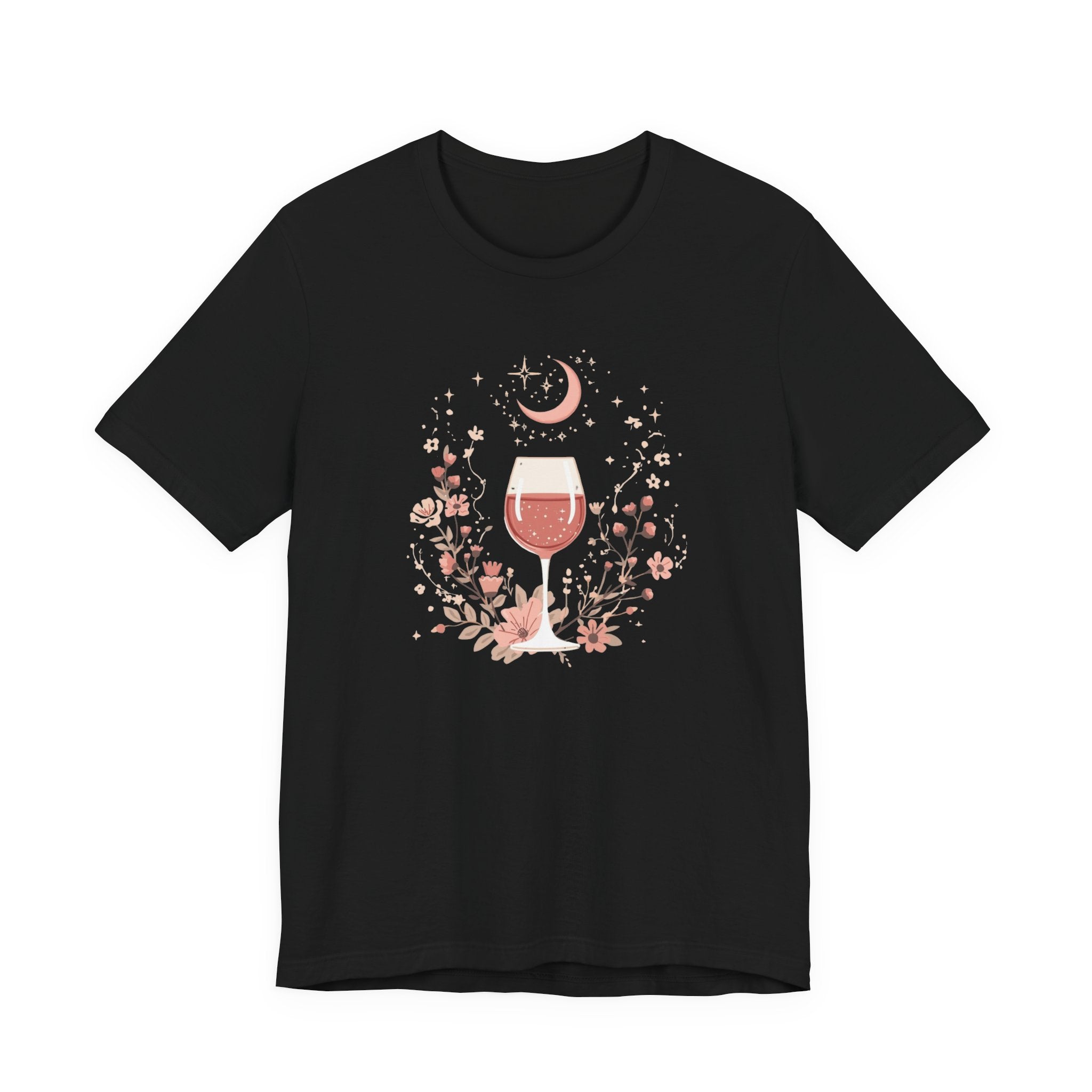 Celestial Rosé & Blush Florals Graphic T-Shirt