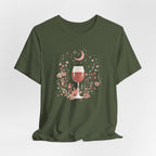 Celestial Rosé & Blush Florals Graphic T-Shirt