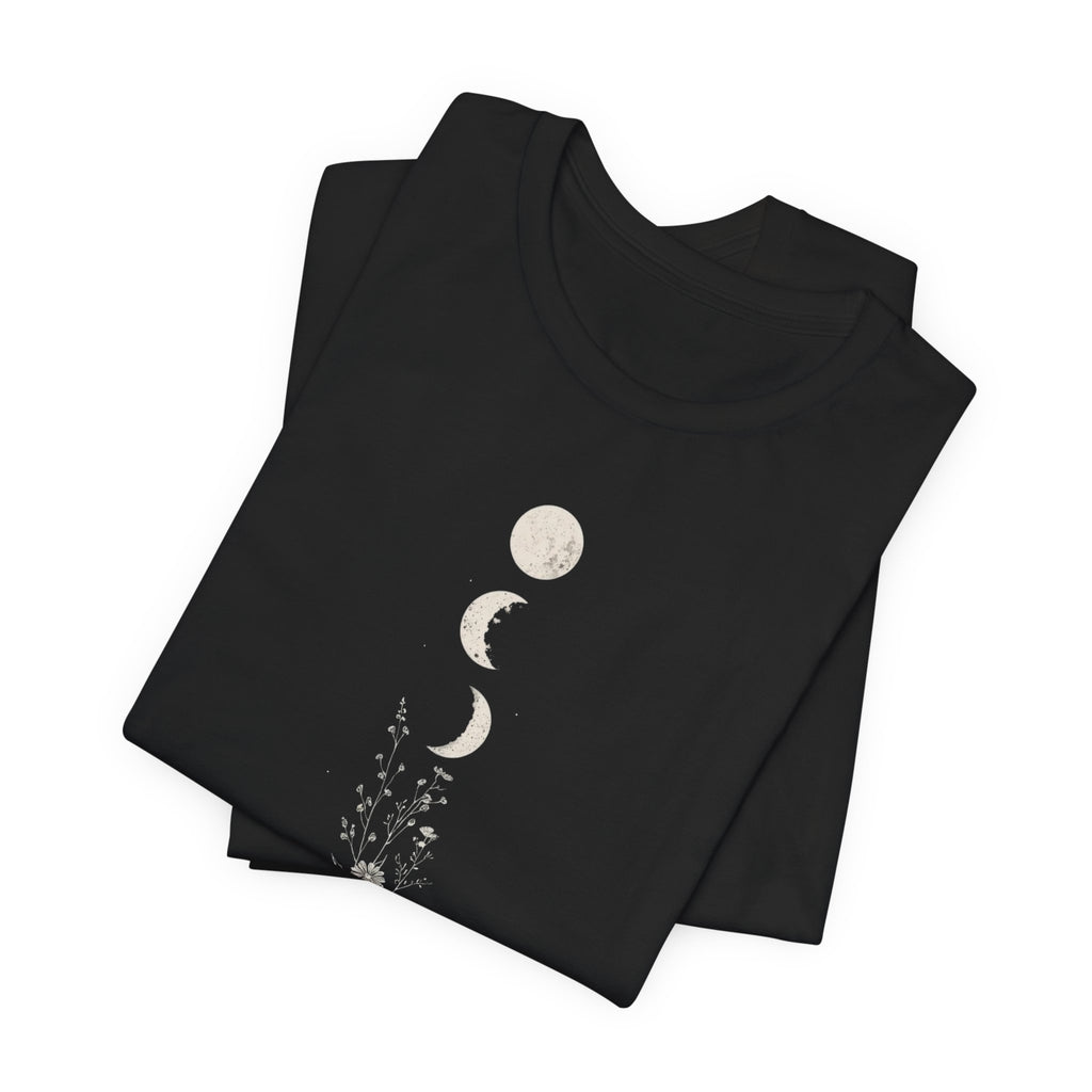Floral Moon Phases T-Shirt