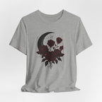 Gothic Moon and Roses T-Shirt