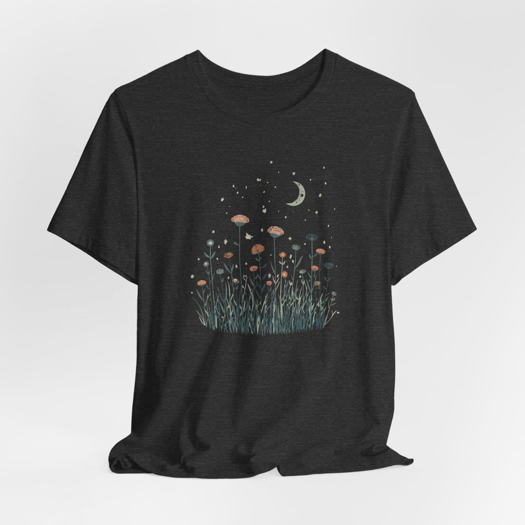 Moonlit Wildflower Meadow T-Shirt