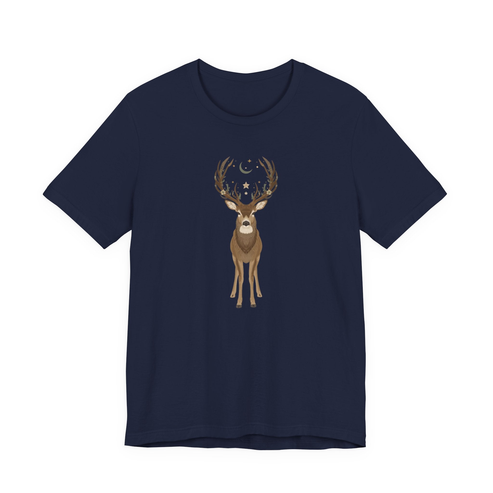 Celestial Stag Woodland Graphic T-Shirt