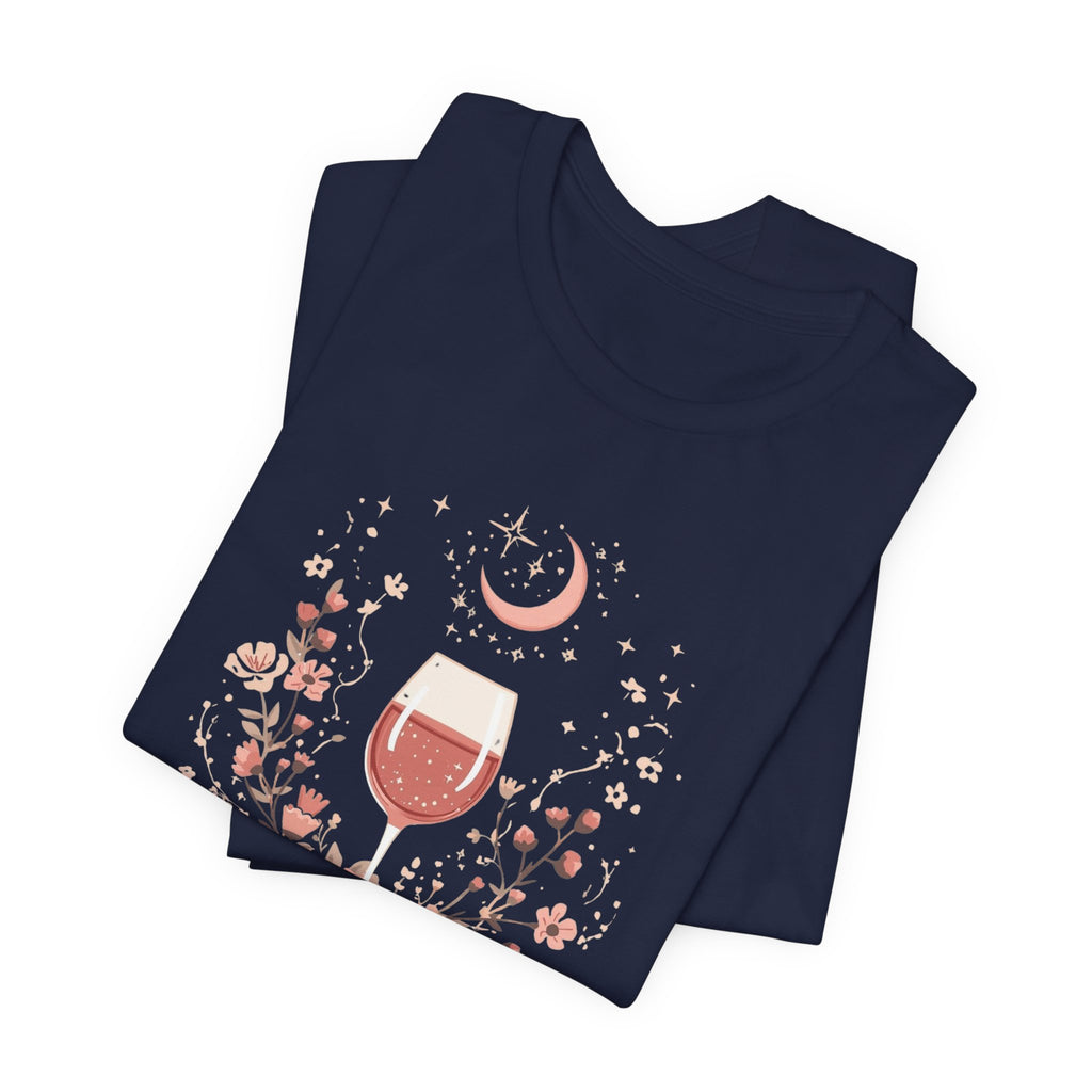 Celestial Rosé & Blush Florals Graphic T-Shirt