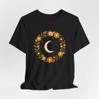 Retro Celestial Floral Wreath T-Shirt