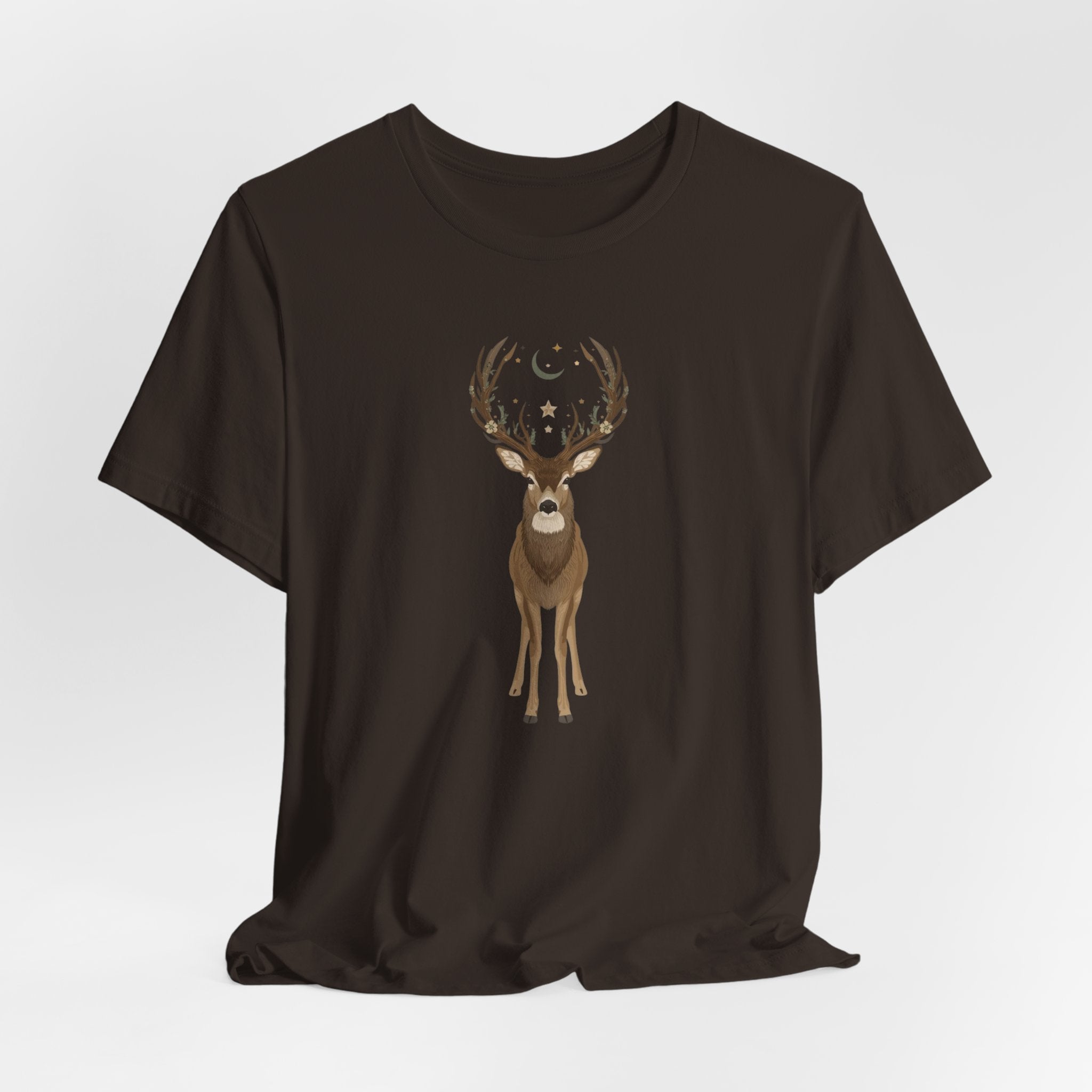 Celestial Stag Woodland Graphic T-Shirt