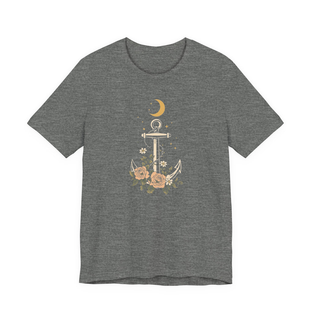 Celestial Blooming Anchor T-Shirt