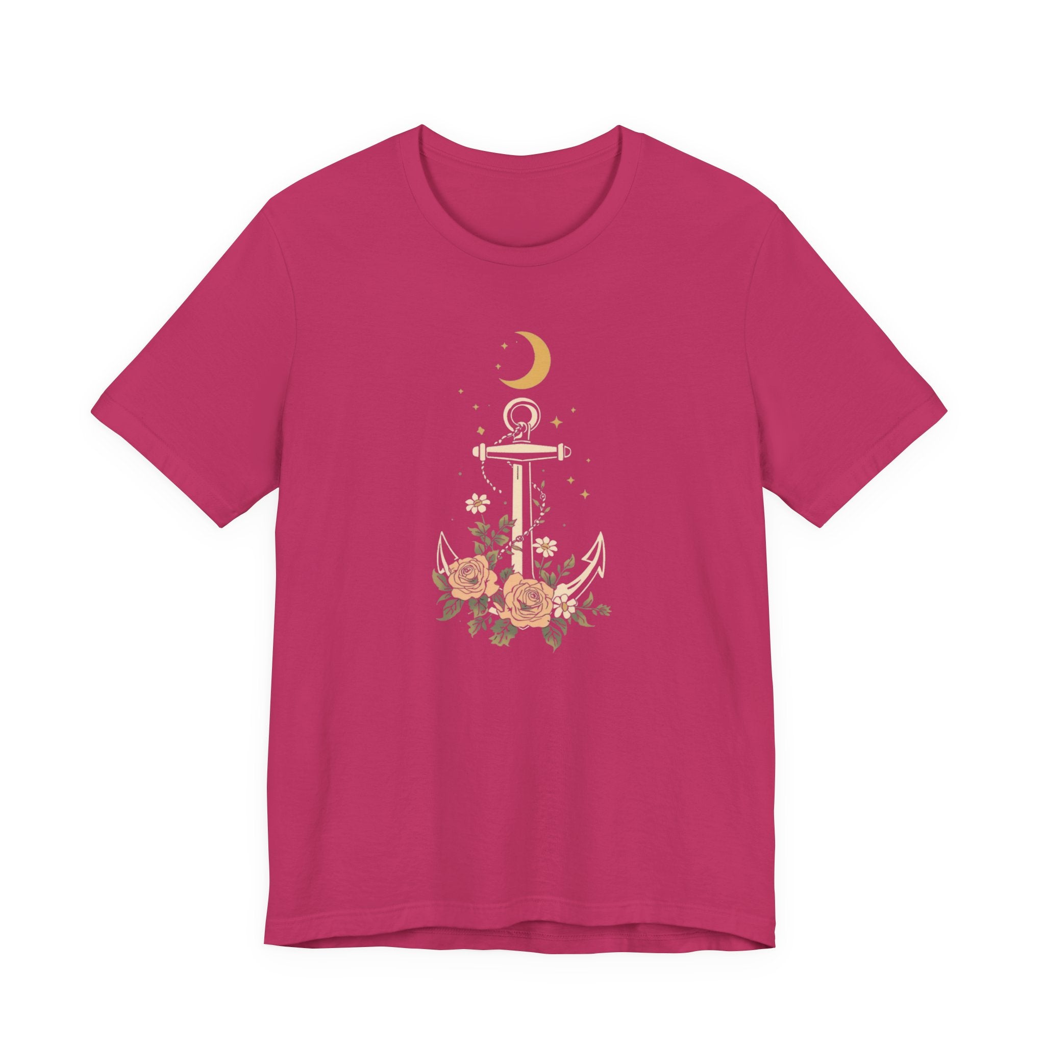 Celestial Blooming Anchor T-Shirt