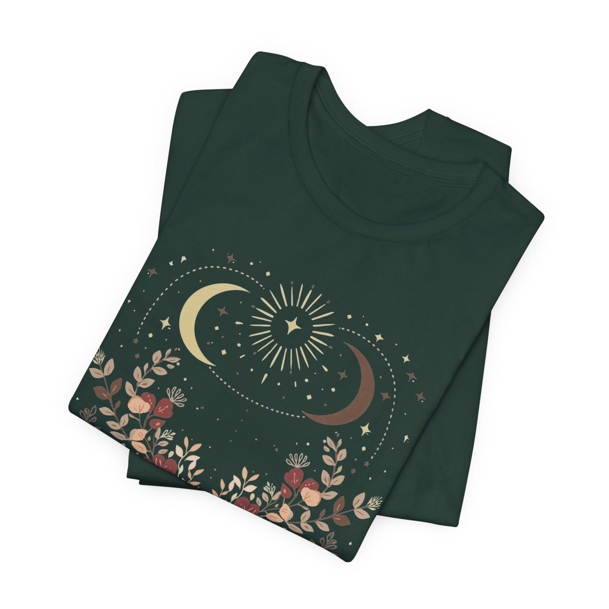 Celestial Blossom Graphic T-Shirt