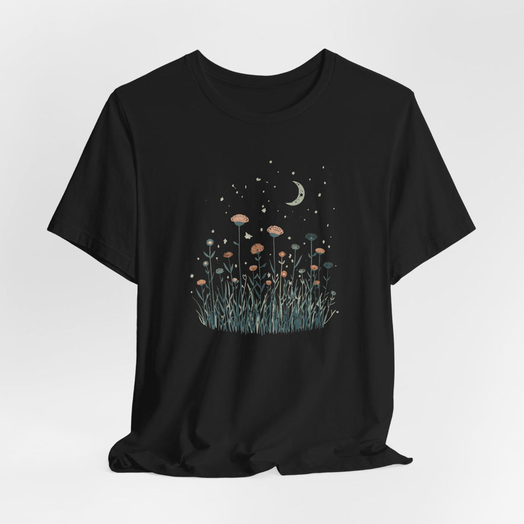 Moonlit Wildflower Meadow T-Shirt