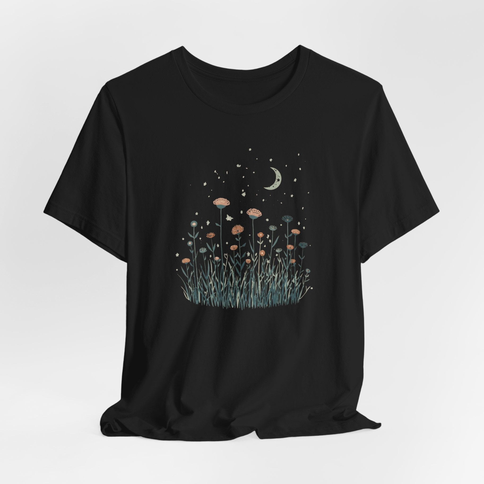 Moonlit Wildflower Meadow T-Shirt