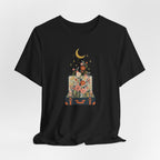Blooming Suitcase Celestial Graphic T-Shirt