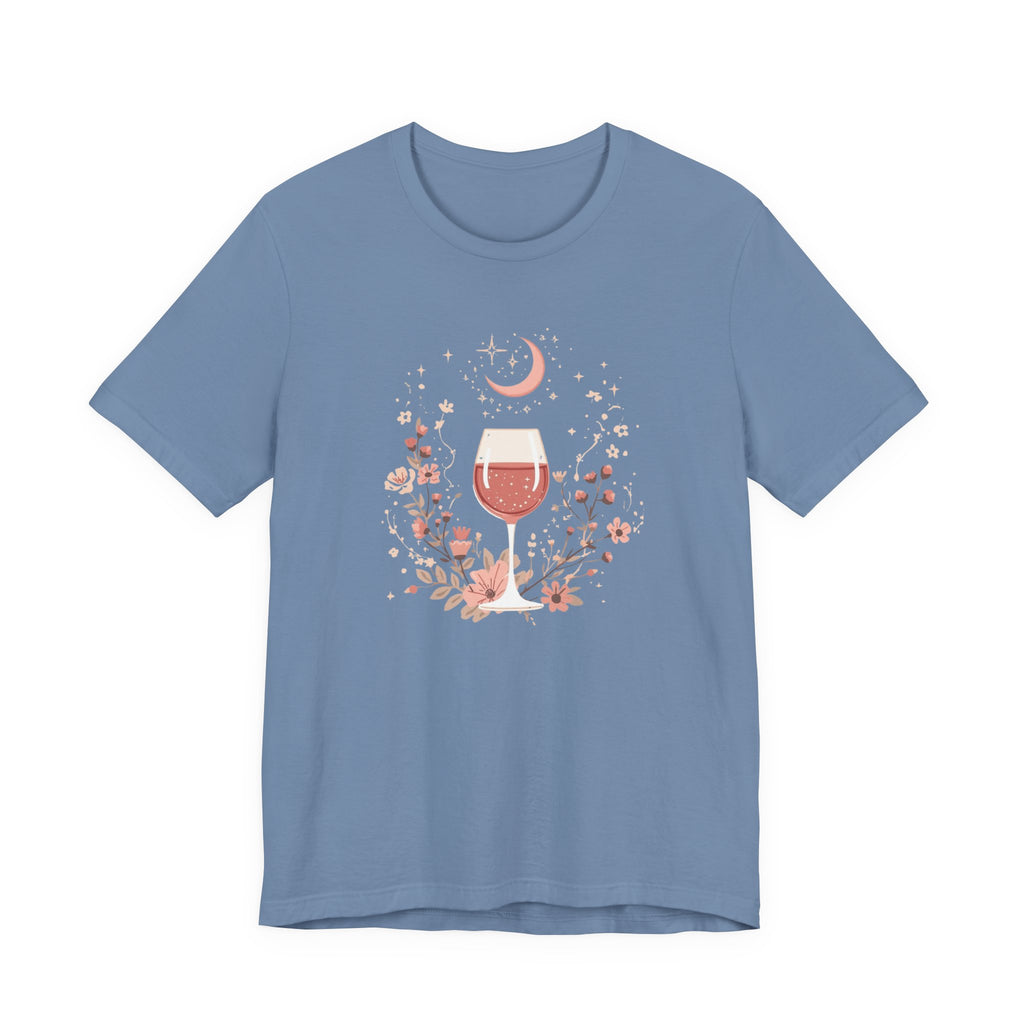 Celestial Rosé & Blush Florals Graphic T-Shirt