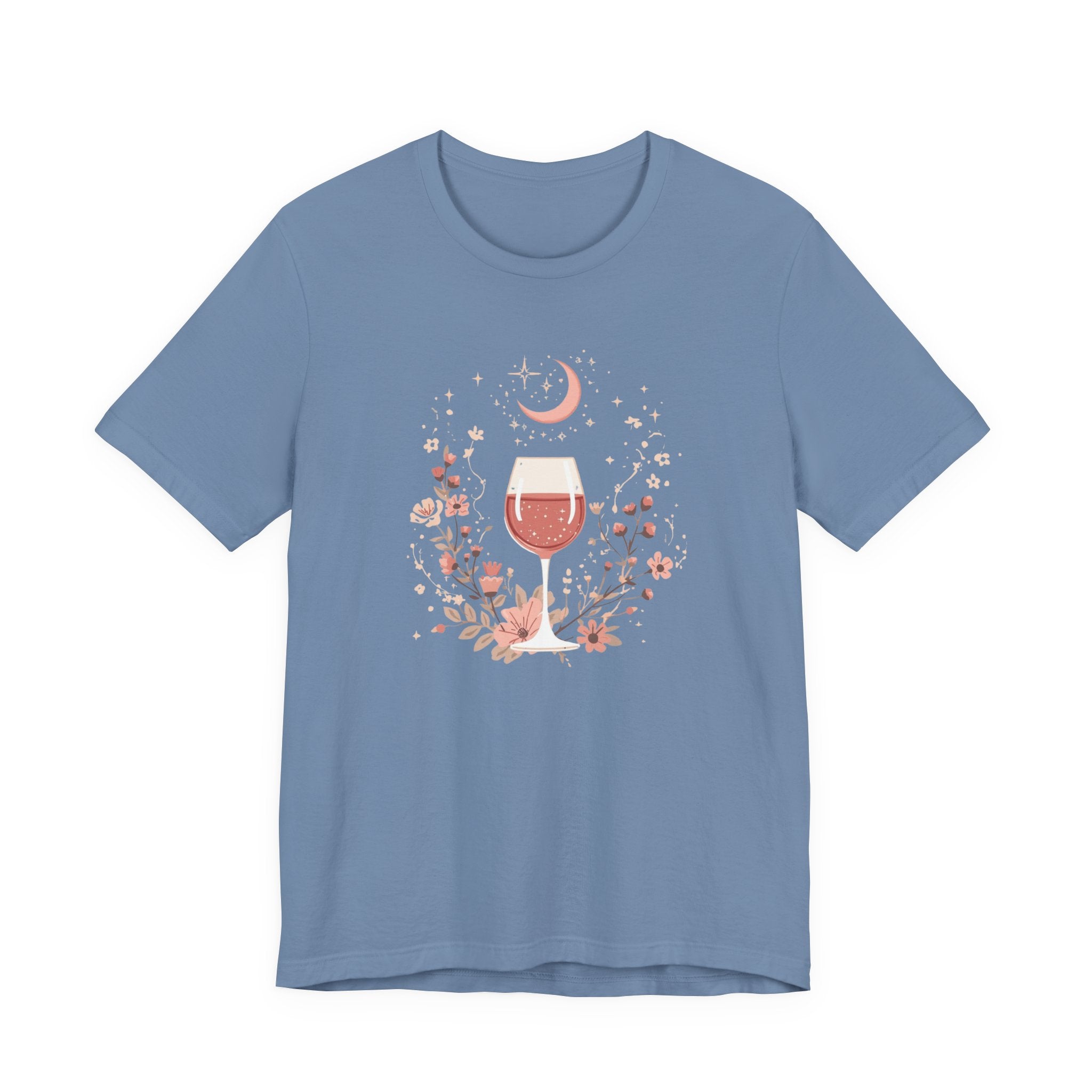 Celestial Rosé & Blush Florals Graphic T-Shirt