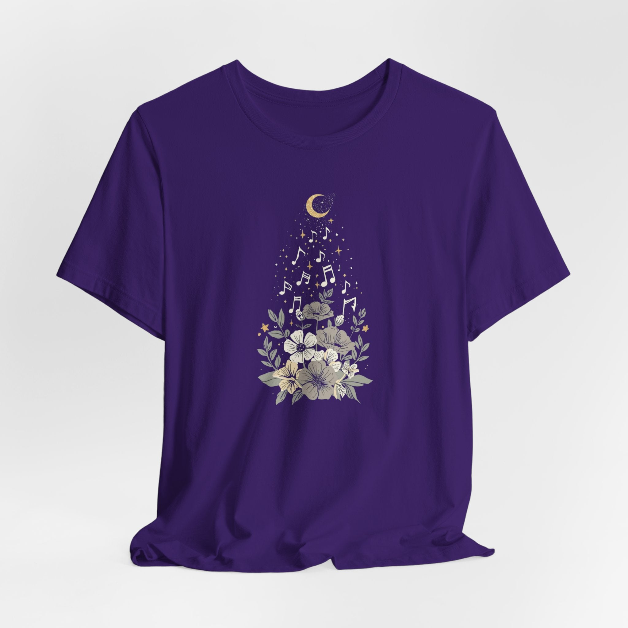 Moonlit Melody Floral T-Shirt