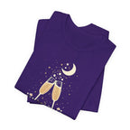 Celestial Champagne & Blush Florals Graphic T-Shirt