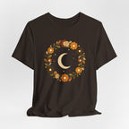 Retro Celestial Floral Wreath T-Shirt