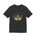 Celestial Compass Floral Graphic T-Shirt