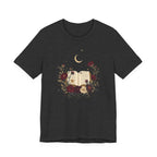 Celestial Rose Book Lover Graphic T-Shirt