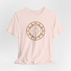 Celestial Moon & Stars Circle T-Shirt