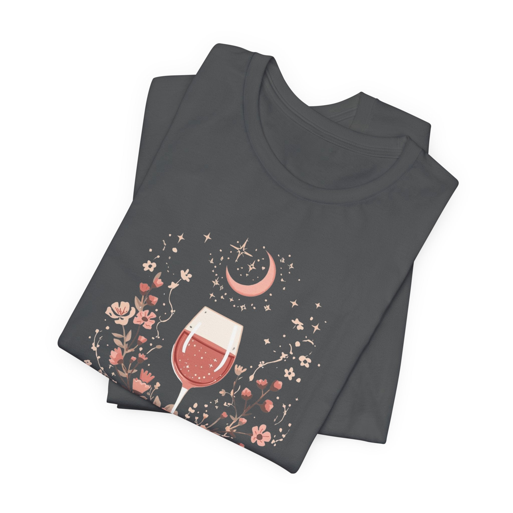 Celestial Rosé & Blush Florals Graphic T-Shirt