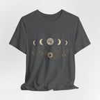 Moon Phases and Wildflowers T-Shirt