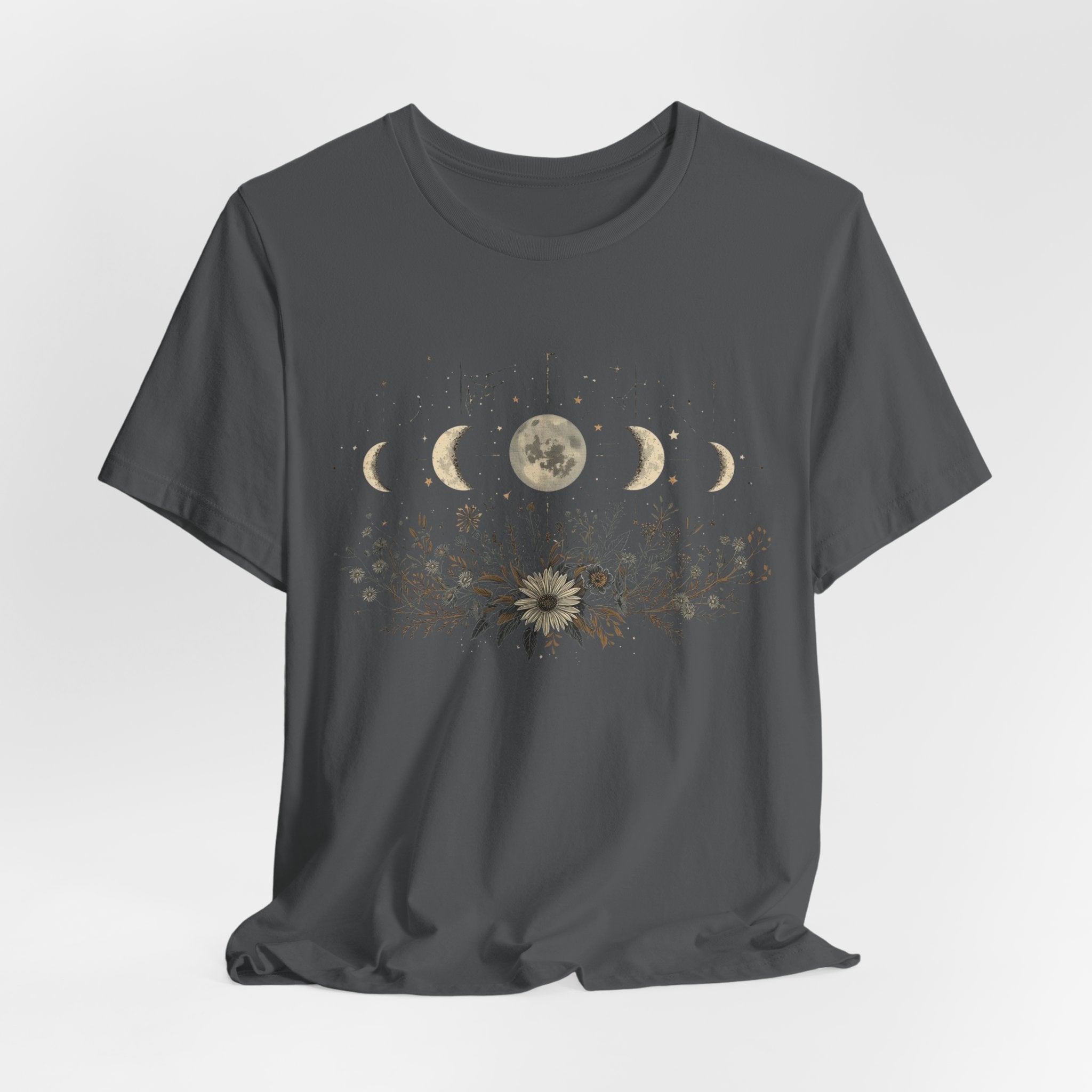 Moon Phases and Wildflowers T-Shirt