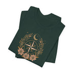 Celestial Compass Floral Graphic T-Shirt
