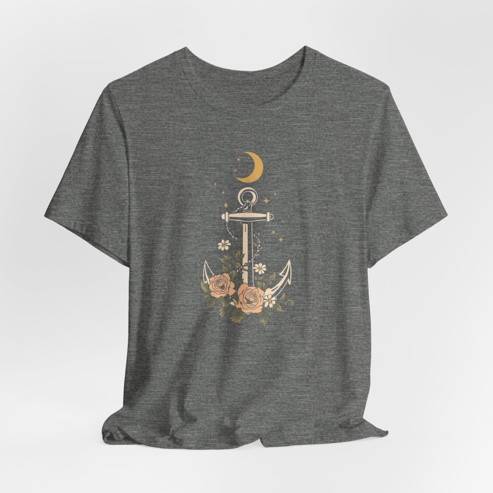 Celestial Blooming Anchor T-Shirt